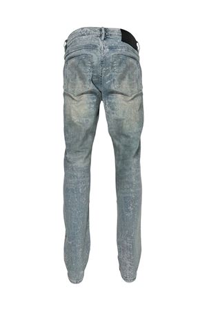 Jeans con stampa Fossil in denim indaco PURPLE BRAND | P001FGII425LTINDIGO